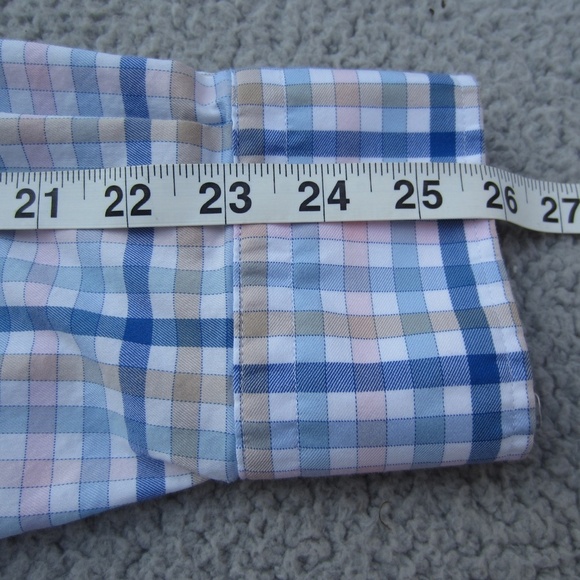 Peter Millar Button Down Shirts Men's XL Casual Long Sleeve Checks Career office - Picture 13 of 13